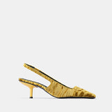 Cecilia - Chautreuse Crushed Velvet