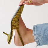 Cecilia - Chautreuse Crushed Velvet