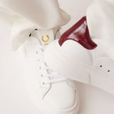 Sofia - White / Bordeaux