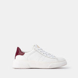 Sofia - White / Bordeaux