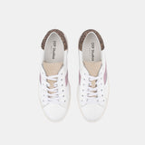 Ruby - Metallic Pink / Leopard Trim