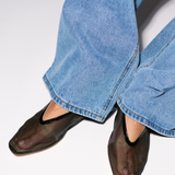 Maison Slipper - Black Mesh