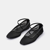 Isabella - Black Cotton Net
