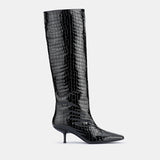 Bettina - Black Croc