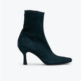 Nadine - Green Stretch Suede