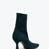 Nadine - Green Stretch Suede